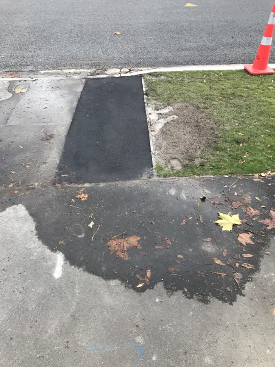 The photograph attached to this water supply report