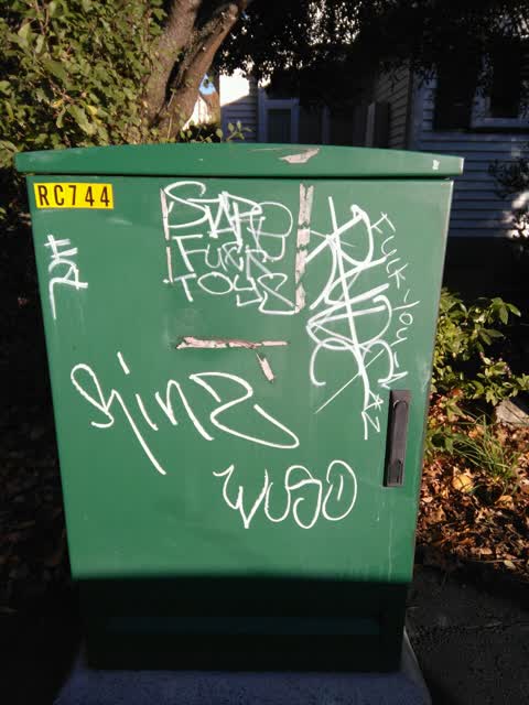 Graffiti, a report photo
