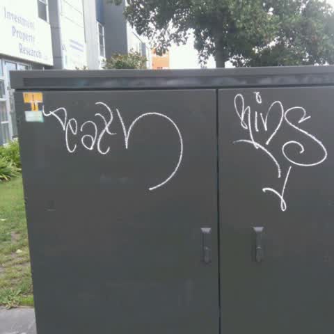 Graffiti, a report photo