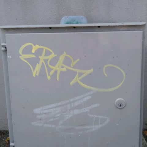Graffiti, a report photo