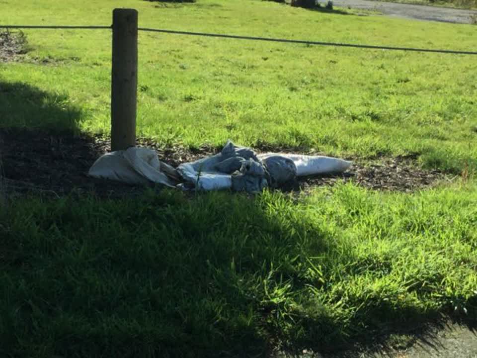 The photograph attached to this rubbish/recycling report