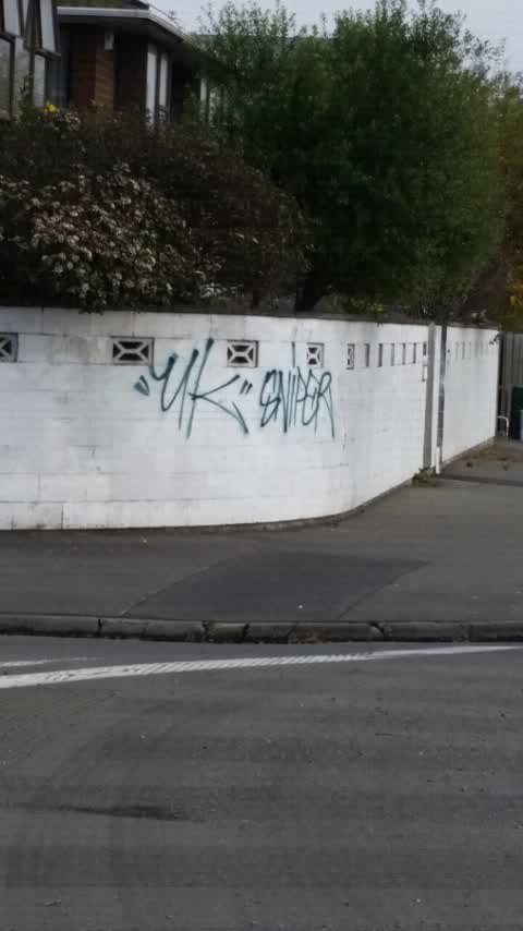 Graffiti, a report photo