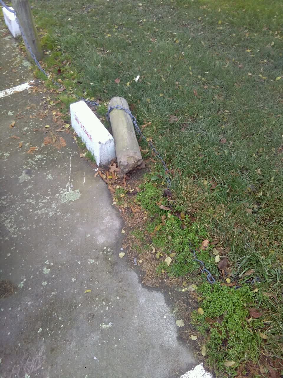 The photograph attached to this parks report
