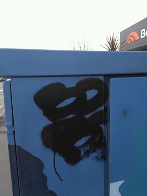 Graffiti, a report photo