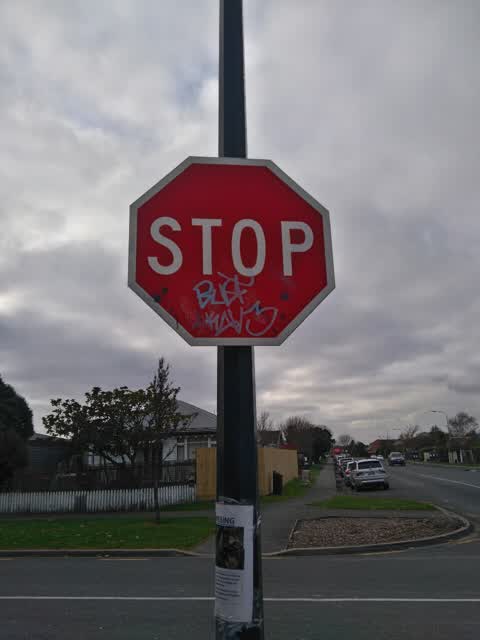 Graffiti, a report photo