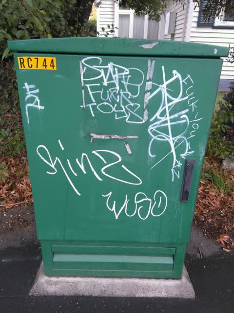 Graffiti, a report photo