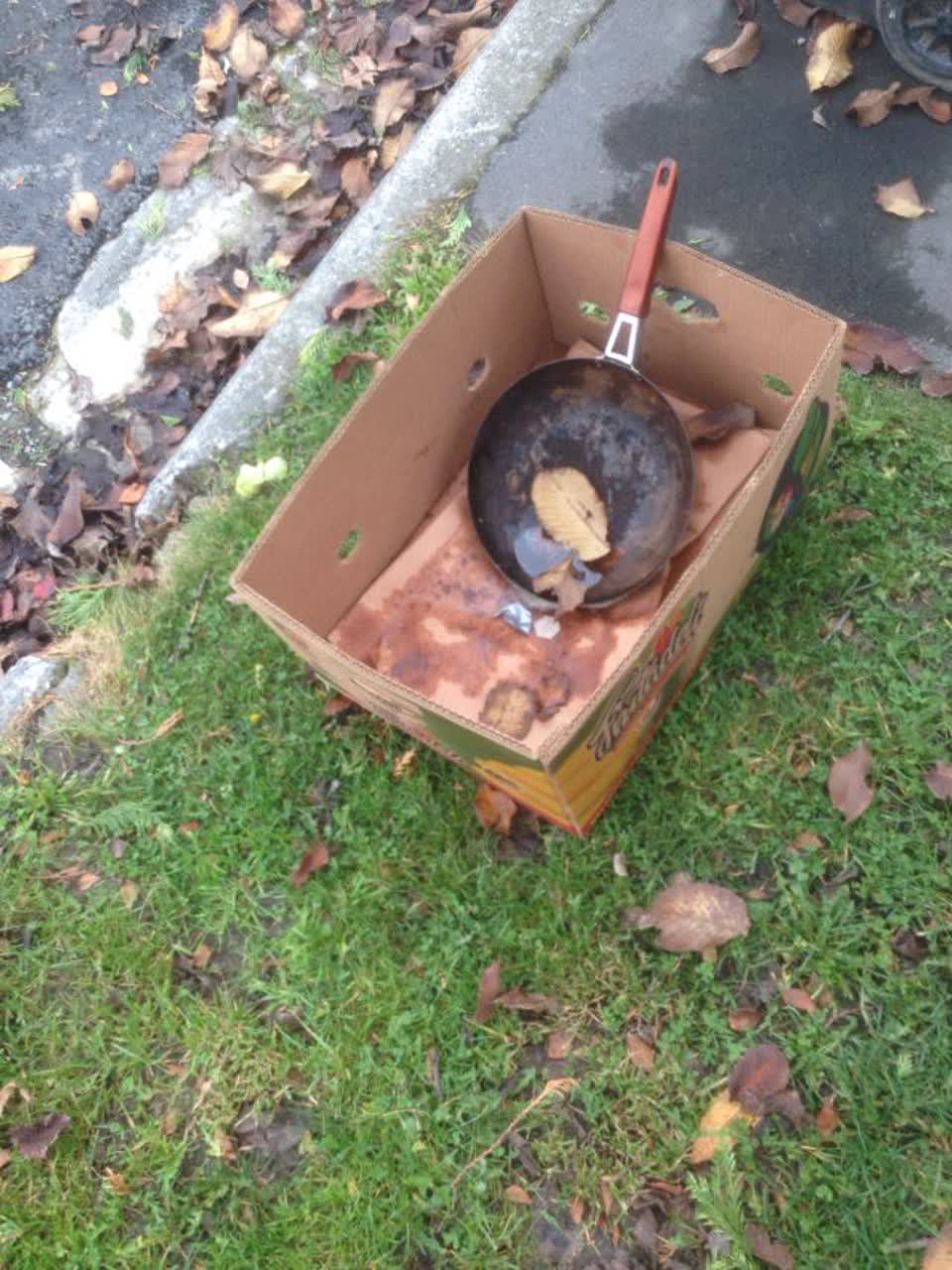 The photograph attached to this rubbish/recycling report
