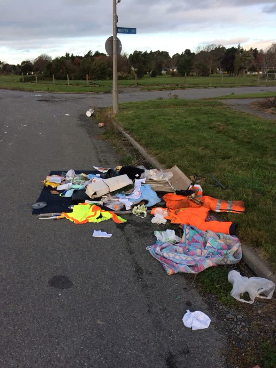 The photograph attached to this rubbish/recycling report