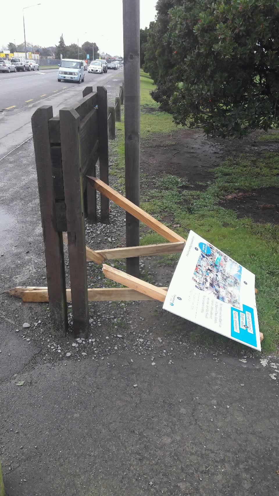 The photograph attached to this parks report