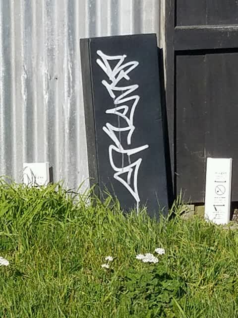 Graffiti, a report photo