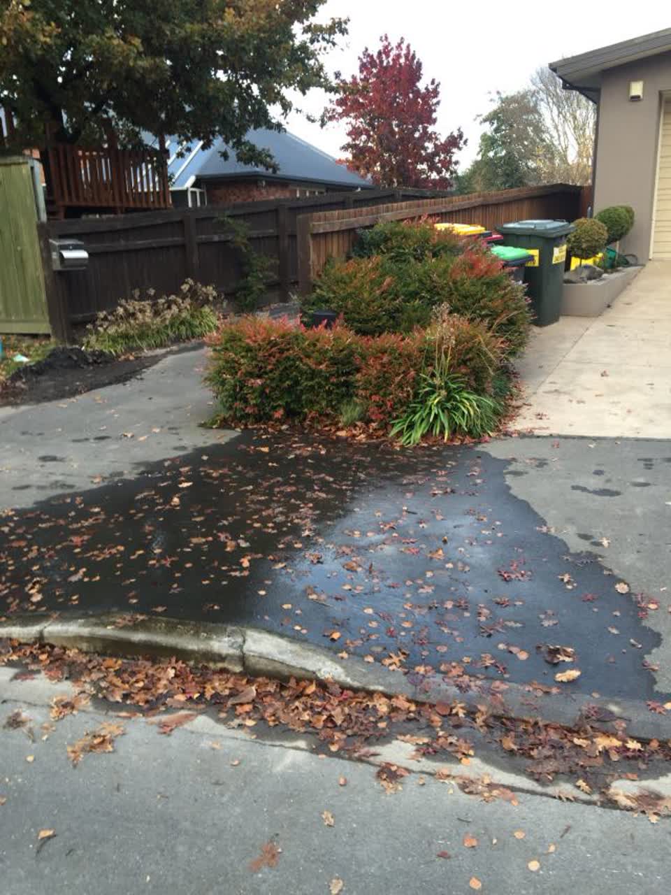 The photograph attached to this water supply report
