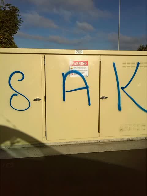 Graffiti, a report photo