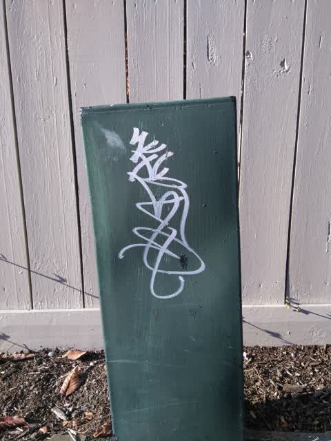 Graffiti, a report photo