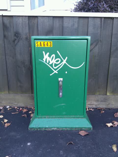 Graffiti, a report photo