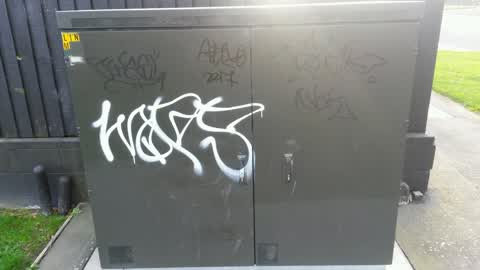 Graffiti, a report photo
