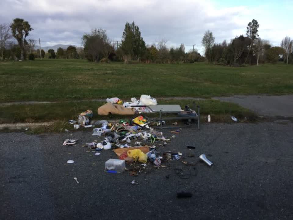 The photograph attached to this rubbish/recycling report