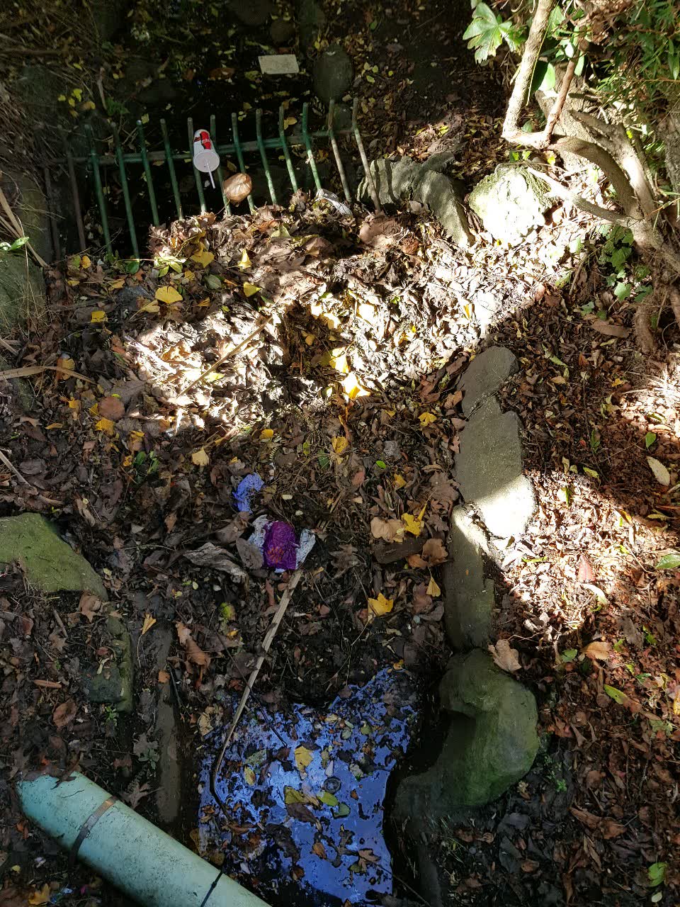 The photograph attached to this wastewater/stormwater report
