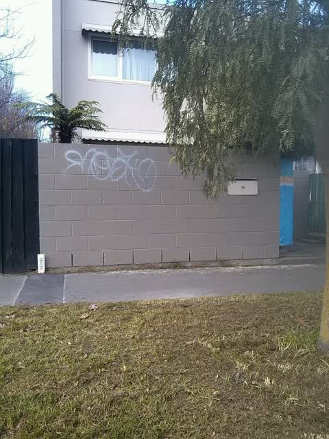 Graffiti, a report photo
