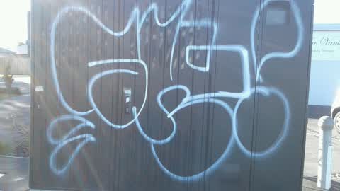 Graffiti, a report photo