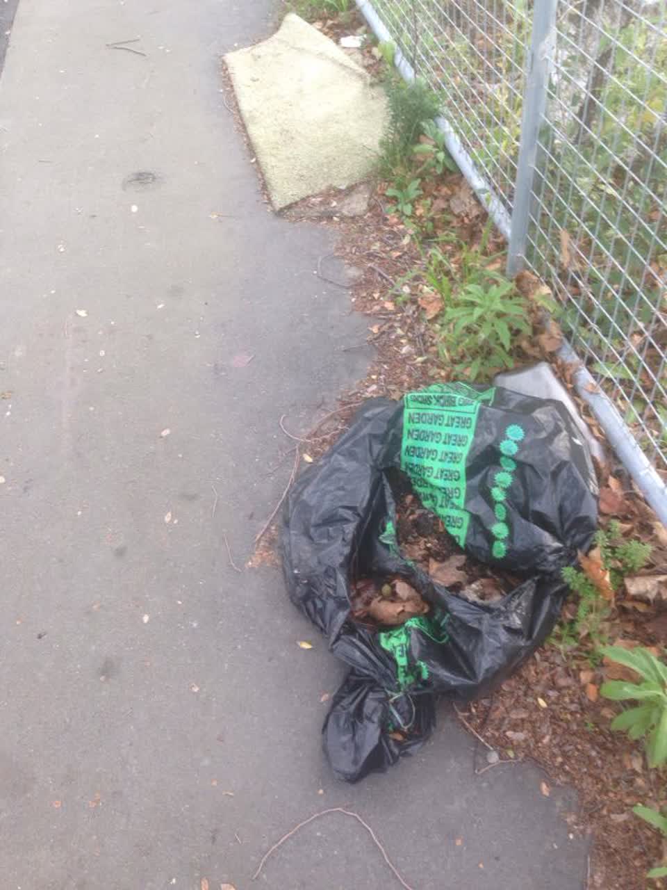 The photograph attached to this rubbish/recycling report