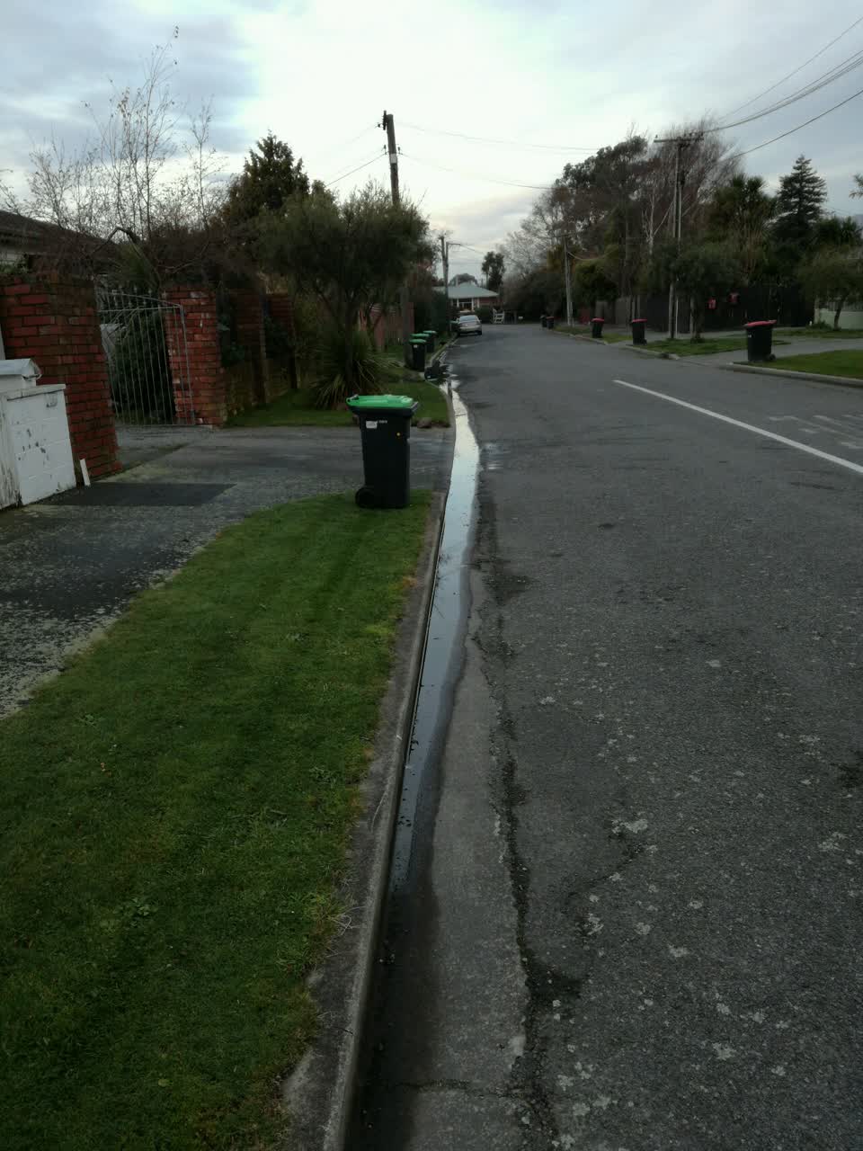 The photograph attached to this wastewater/stormwater report