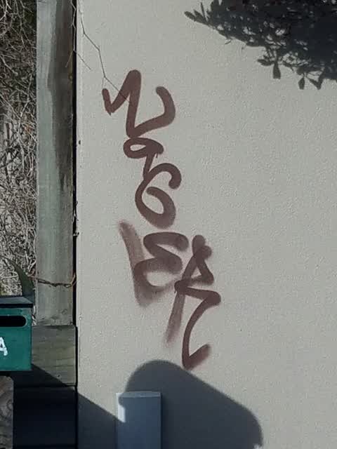 Graffiti, a report photo