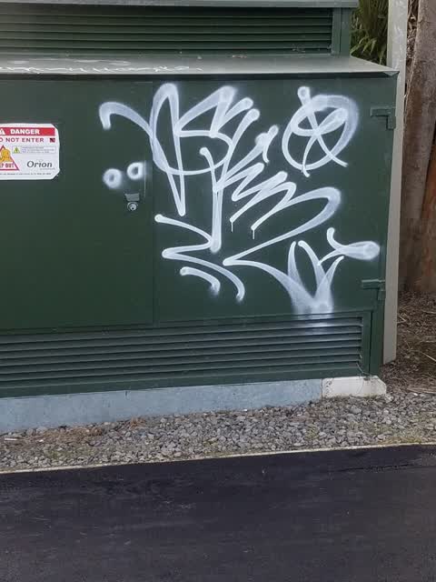Graffiti, a report photo