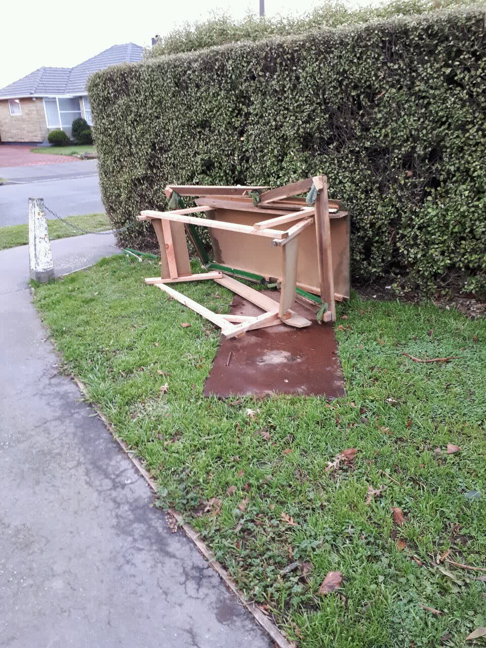 The photograph attached to this parks report