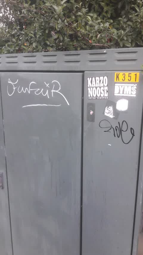 Graffiti, a report photo