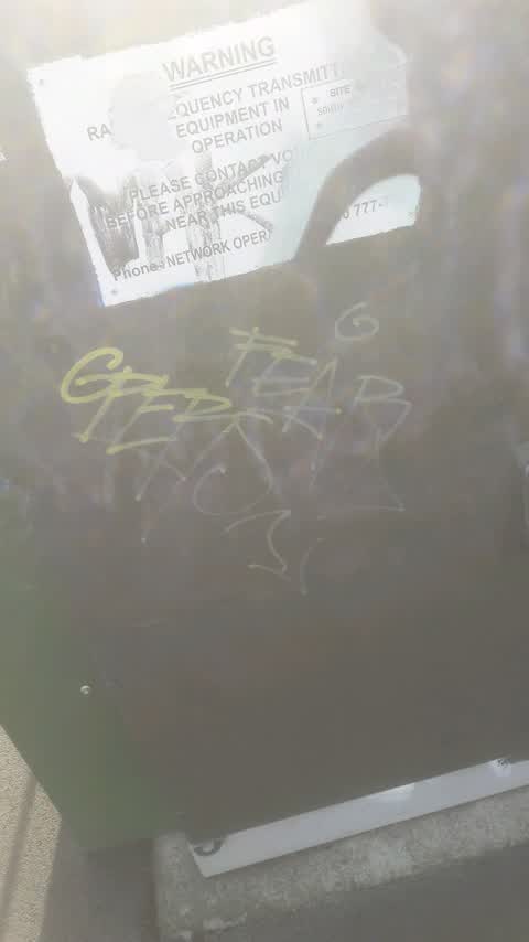Graffiti, a report photo