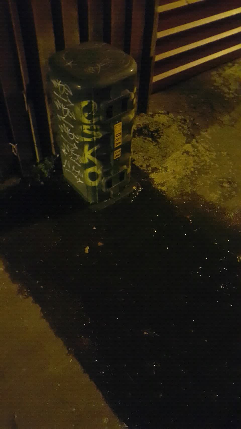 The photograph attached to this water supply report
