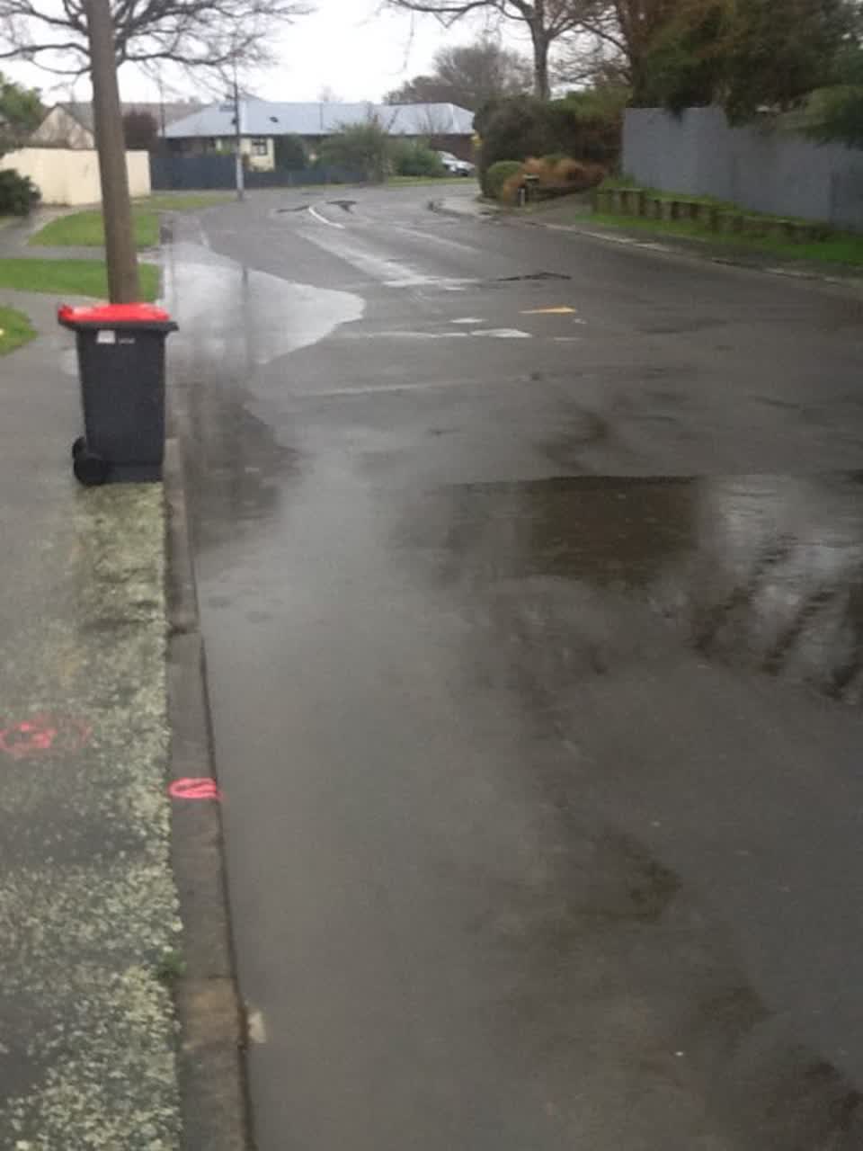 The photograph attached to this wastewater/stormwater report