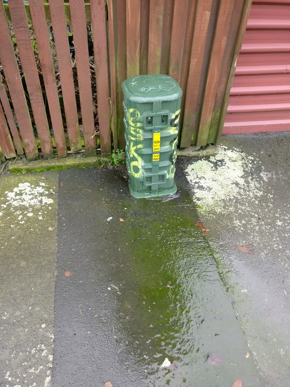 The photograph attached to this water supply report