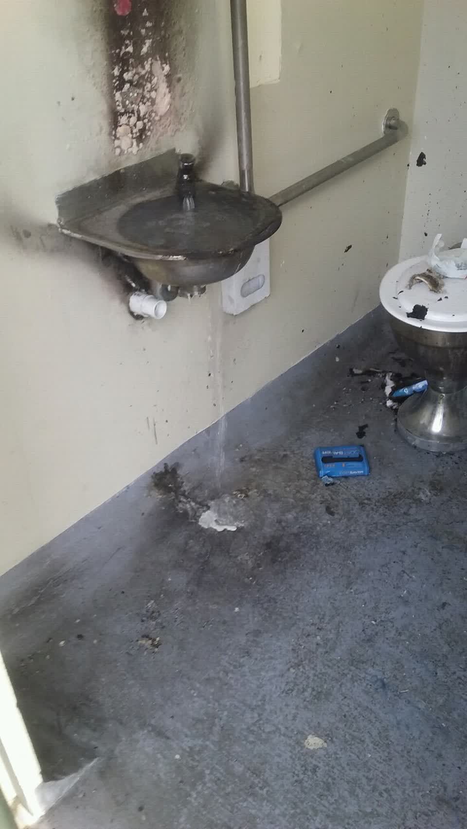 The photograph attached to this water supply report