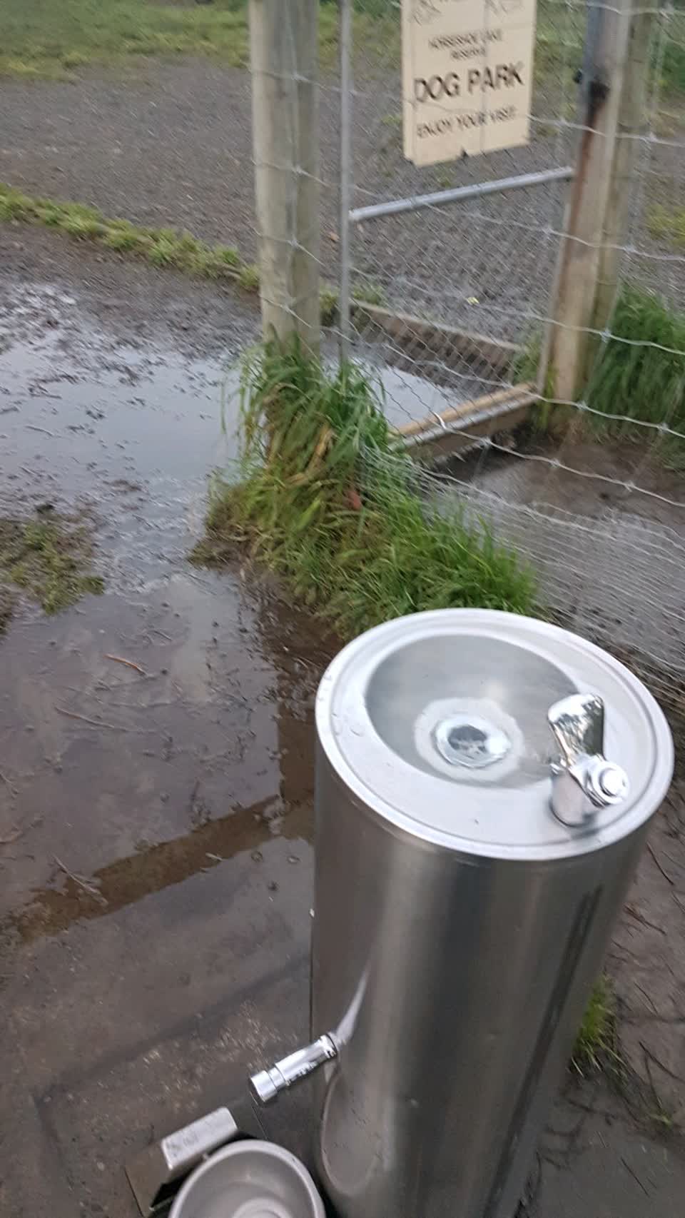 The photograph attached to this water supply report