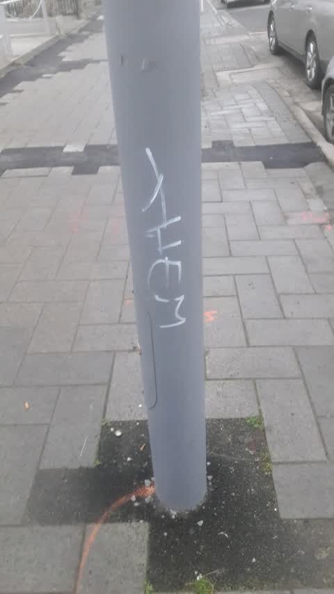 Graffiti, a report photo