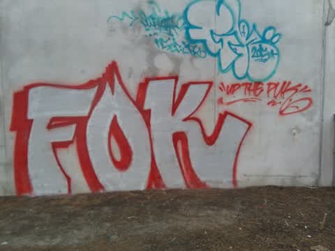 Graffiti, a report photo