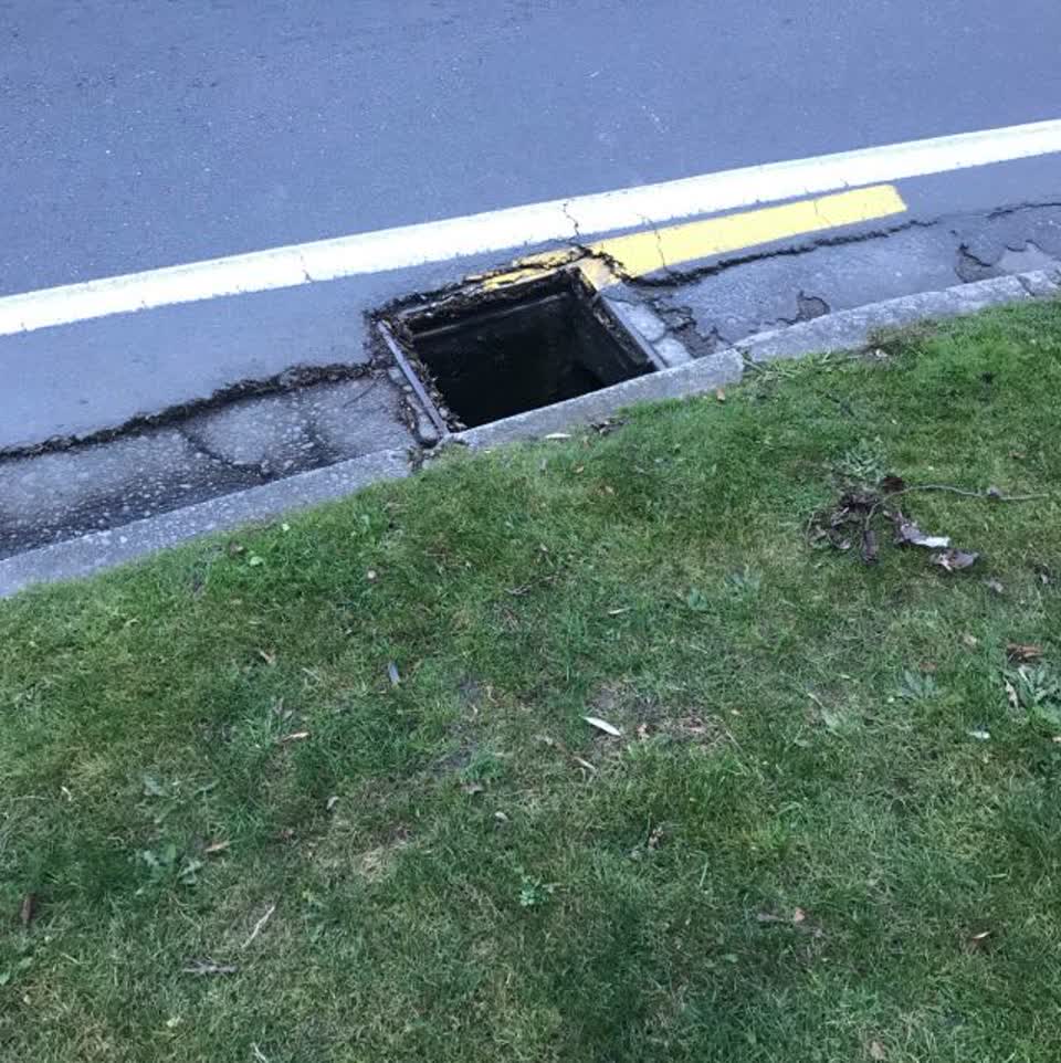 The photograph attached to this wastewater/stormwater report