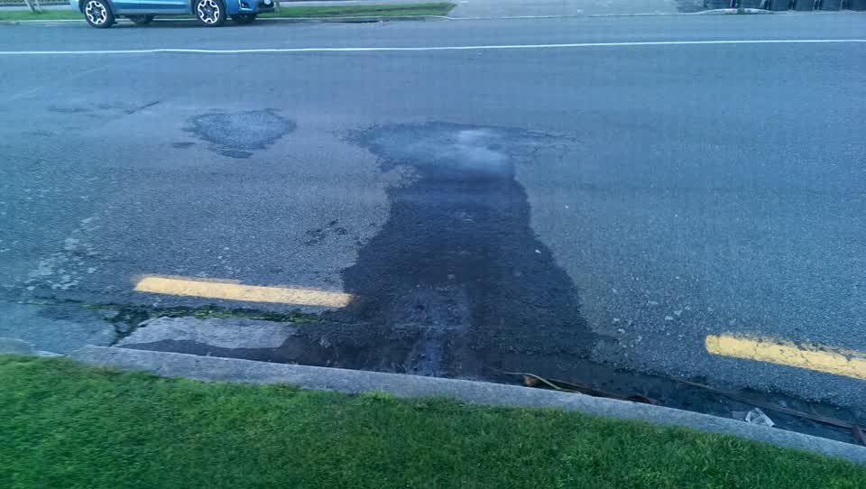 The photograph attached to this water supply report
