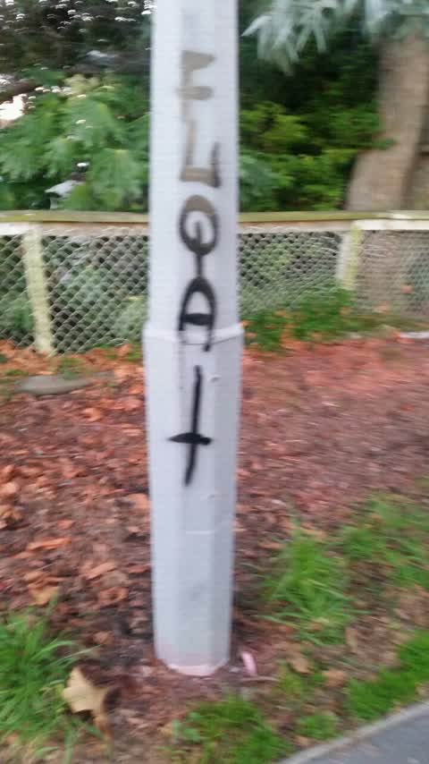 Graffiti, a report photo
