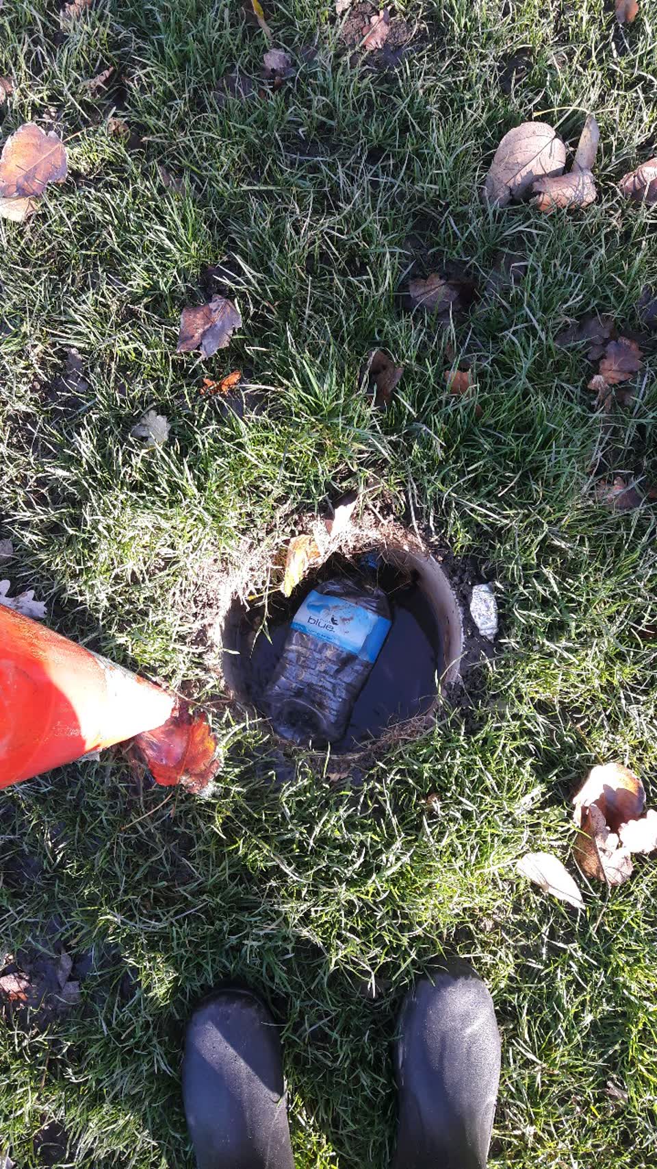 The photograph attached to this wastewater/stormwater report