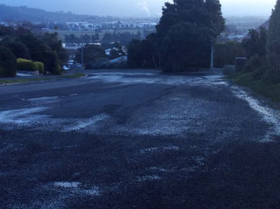 The photograph attached to this water supply report