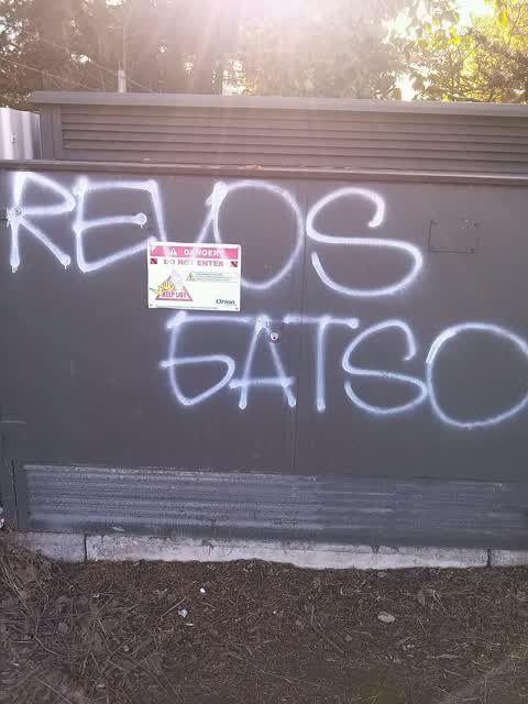 Graffiti, a report photo