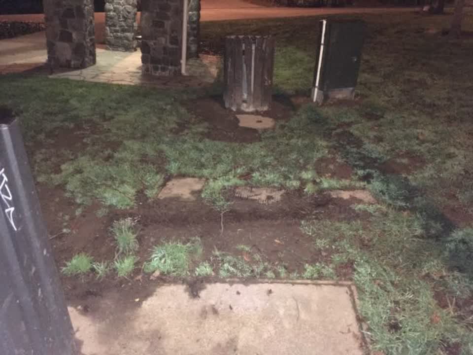 The photograph attached to this wastewater/stormwater report