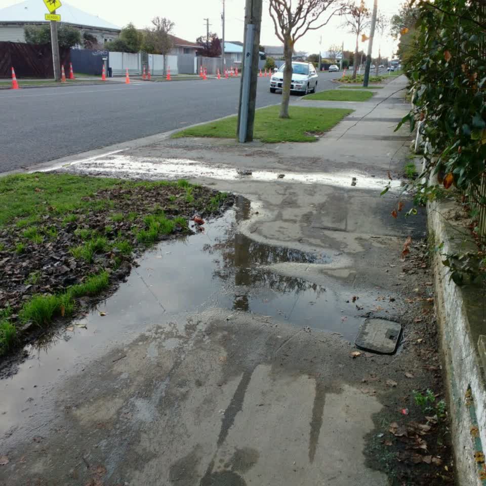The photograph attached to this water supply report