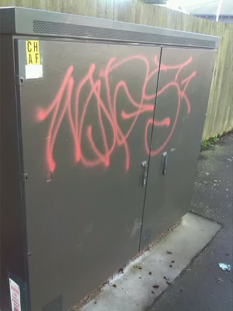Graffiti, a report photo