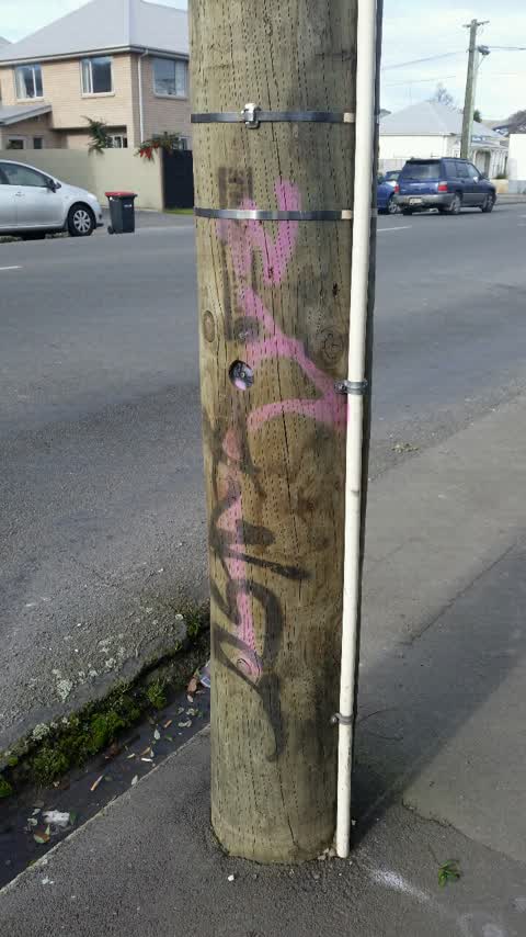 Graffiti, a report photo