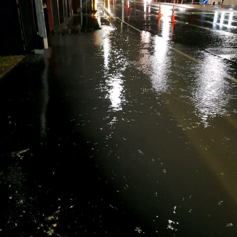 The photograph attached to this wastewater/stormwater report