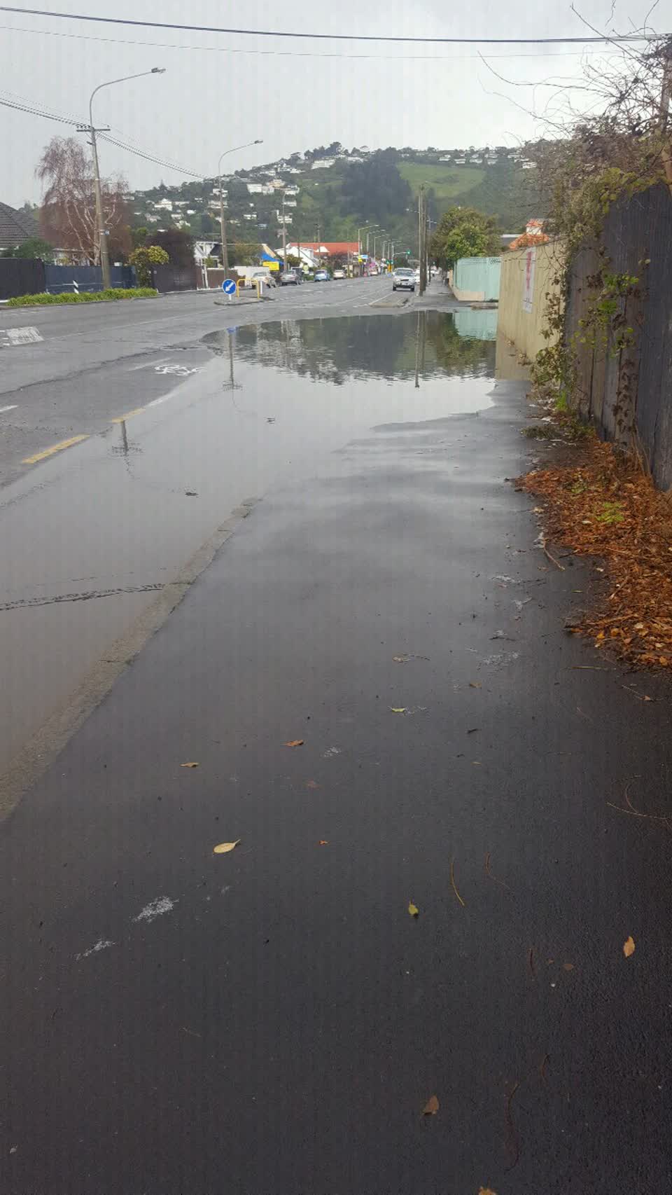 The photograph attached to this wastewater/stormwater report