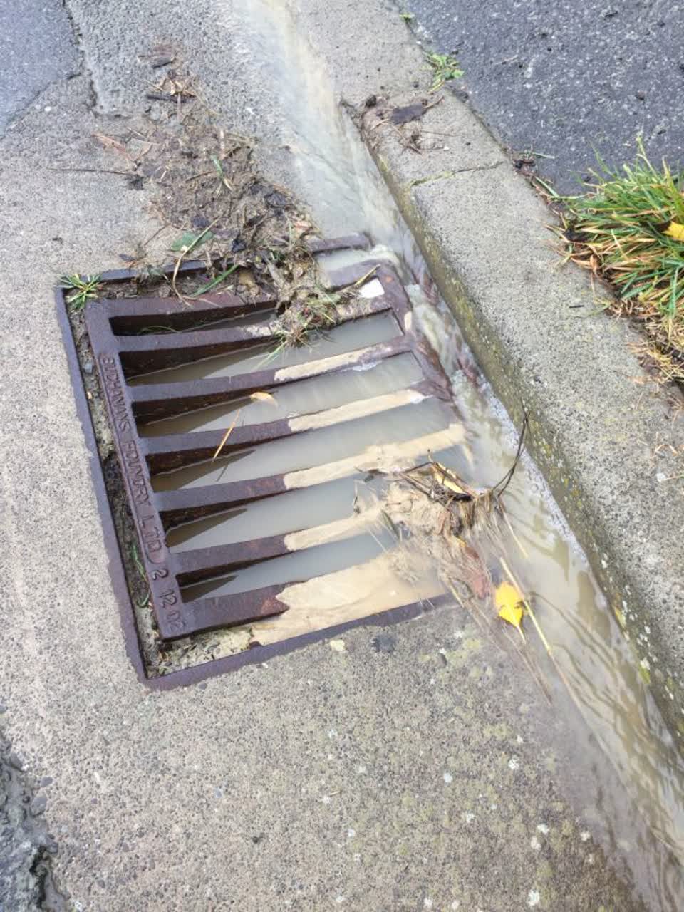 The photograph attached to this wastewater/stormwater report